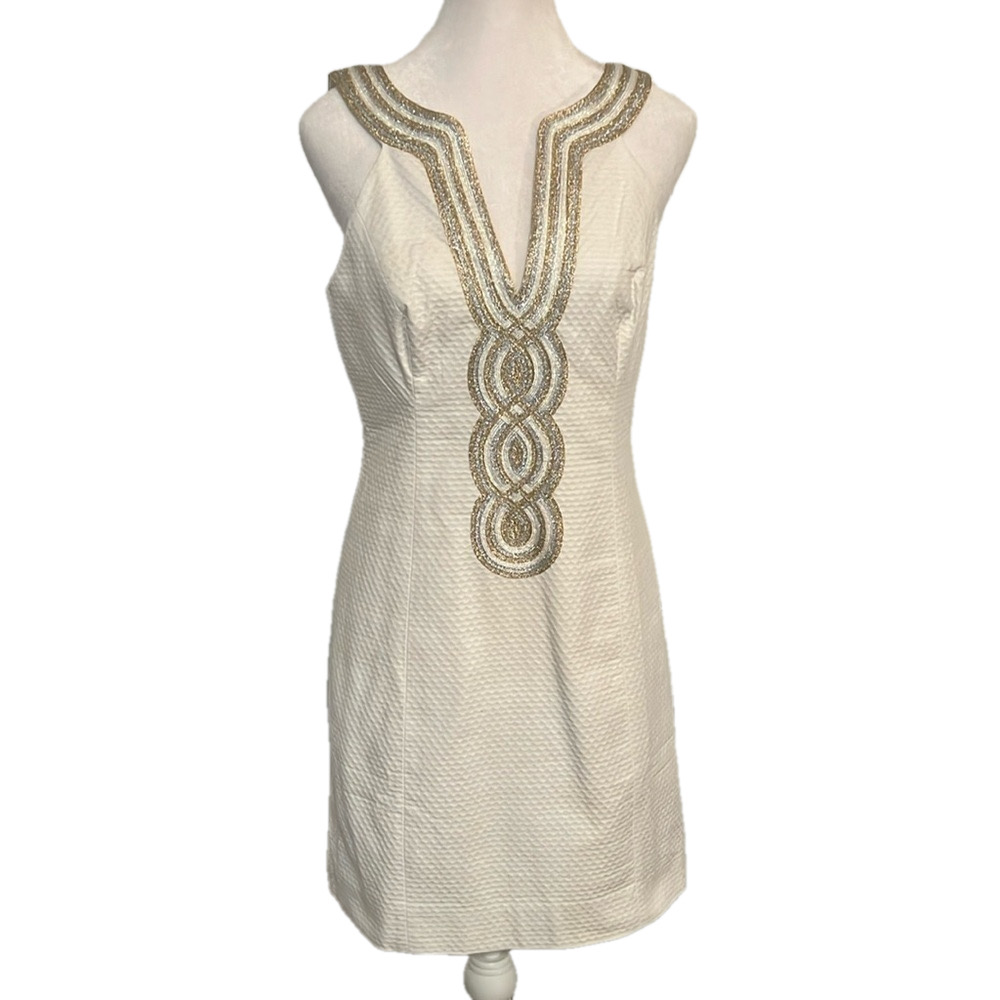 LILLY PULITZER NWT Women’s size 4 Valli Shift sleeveless dress. Holiday/wedding - Picture 2 of 16